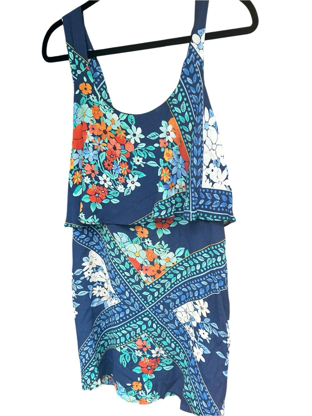 Maeve Tisana Blue Floral Dress Size 6